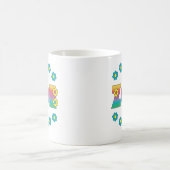 Regenbogen Zoe Flores Kaffeetasse (Mittel)