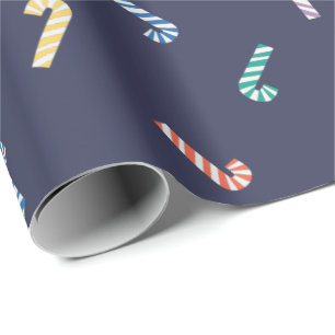 Regenbogen-Zuckerstangen von Primary.com Geschenkpapier