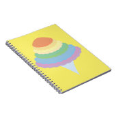 Regenbogen Zuckerwatte Notizblock (Rechte Seite)