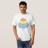 Regenbogen Zuckerwatte  T-Shirt (Vorne ganz)