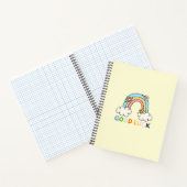 Regenbogen Zurück zu Schulgeschenk Geschenk Lehrer Notizblock (Innenseite)