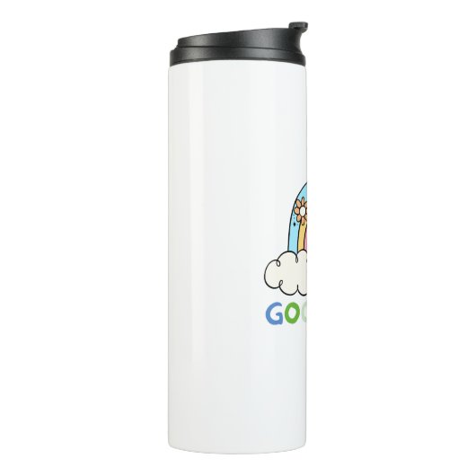 Regenbogen Zurück zu Schulgeschenk Geschenk Lehrer Thermosbecher (Nach links gedreht)