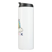 Regenbogen Zurück zu Schulgeschenk Geschenk Lehrer Thermosbecher (Nach rechts gedreht)