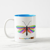 Regenbogen Zweifarbige Tasse (Links)