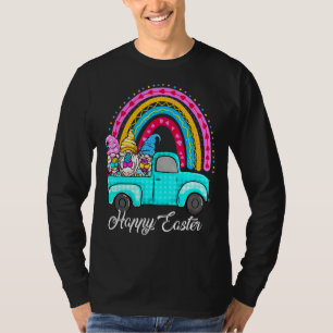 Regenbogen-Zwerge mit Bunny Eggs Jagd LKW Este T-Shirt