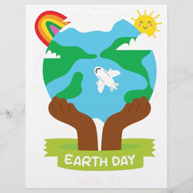 Regenbogenafrikanischer Erdtag (Vorderseite)