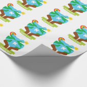 Regenbogenafrikanischer Erdtag Geschenkpapier (Ecke)