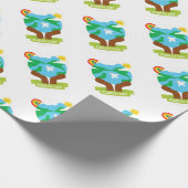 Regenbogenafrikanischer Erdtag Geschenkpapier (Ecke)