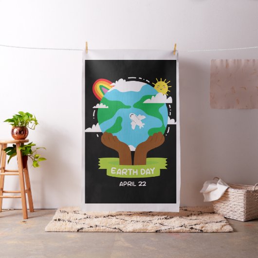 Regenbogenafrikanischer Stoff (Beispiel)