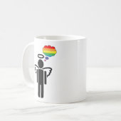 Regenbogenangelikon Kaffeetasse (Vorderseite Links)