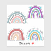 Regenbogenaufkleber Aufkleber (Blatt)