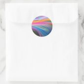 Regenbogenaufkleber Runder Aufkleber (Tasche)