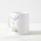 Regenbogenaufstieg – Pride-Engel der Hoffnung Kaffeetasse (Vorderseite Links)