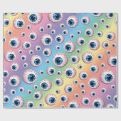 Regenbogenaugapfelmuster Geschenkpapier (Flach)