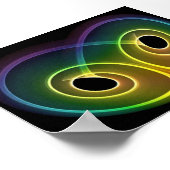 Regenbogenaugen Poster (Ecke)