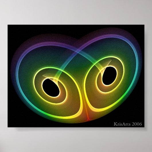 Regenbogenaugen Poster (Vorne)