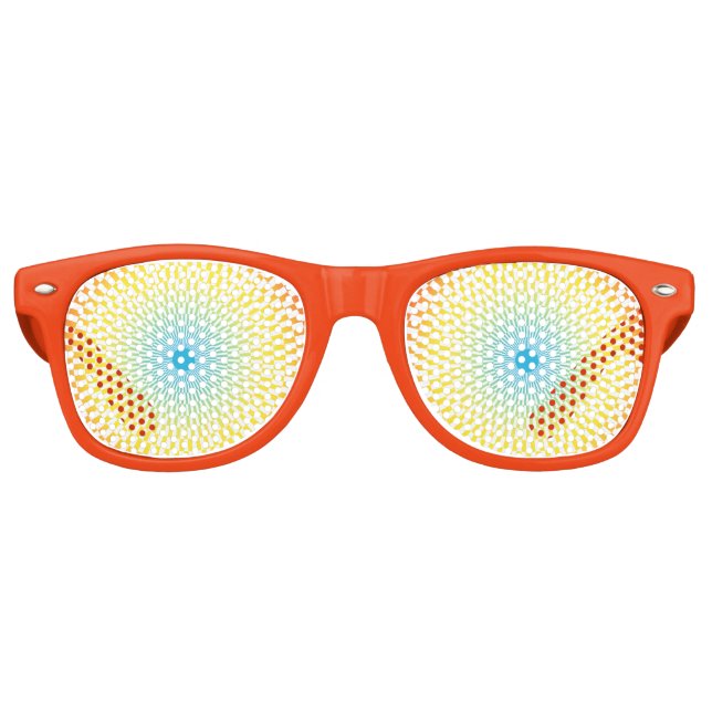 Regenbogenaugen Sonnenbrille (Vorderseite)