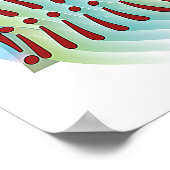 Regenbogenaussagen Poster (Ecke)