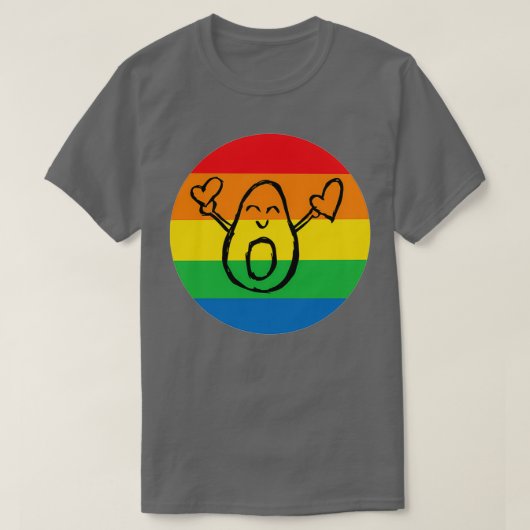 Regenbogenavocado 1 T-Shirt (Design vorne)
