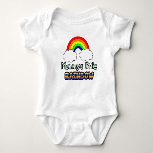 Regenbogenbaby Baby Strampler (Vorderseite)