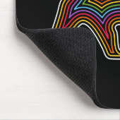 Regenbogenbär Mousepad (Ecke)