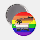 Regenbogenbärenpreis Magnet (Vorderseite/Rückseite)