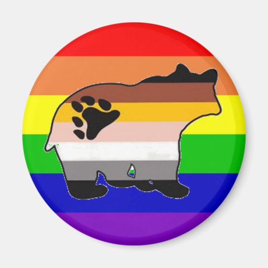 Regenbogenbärenpreis Magnet (Vorne)