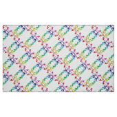 Regenbogenbarockelement Stoff (Fat Quarter (45,7 x 55,9 cm))