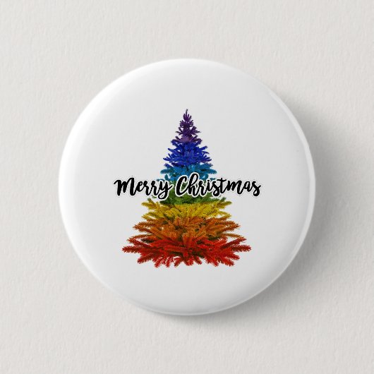 Regenbogenbaum Button (Vorderseite)