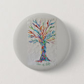 Regenbogenbaum Button (Vorderseite)