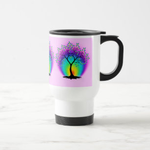 Regenbogenbaum der Tasse des Lebens