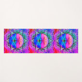 Regenbogenbaum des Lebens Yoga Mat Yogamatte (Vorderseite (Horizontal))