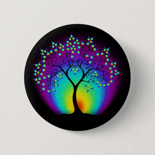 Regenbogenbaum des Rettungsschalters Button (Vorderseite)