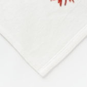 Regenbogenbaum Fleecedecke (Ecke)