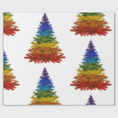Regenbogenbaum Geschenkpapier (Flach)