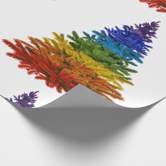 Regenbogenbaum Geschenkpapier (Ecke)