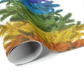 Regenbogenbaum Geschenkpapier (Rolleneckpunkt)