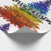 Regenbogenbaum Geschenkpapier (Ecke)