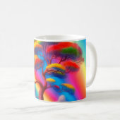 Regenbogenbaum Kaffeetasse (VorderseiteRechts)