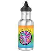 Regenbogenbaum "Liebe ist Liebe" Wasserflasche (Rechts)