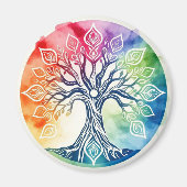Regenbogenbaum Magnet (Vorne)