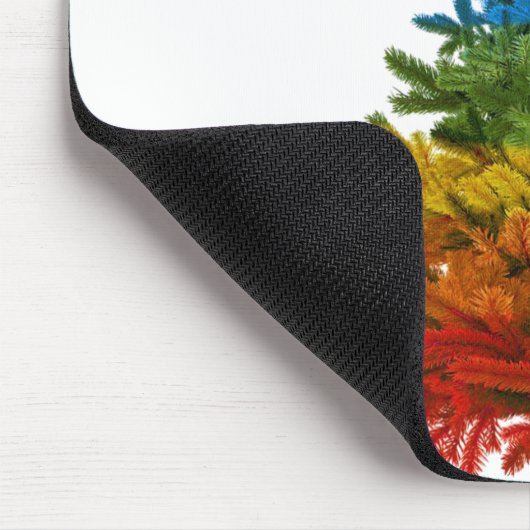 Regenbogenbaum Mousepad (Ecke)