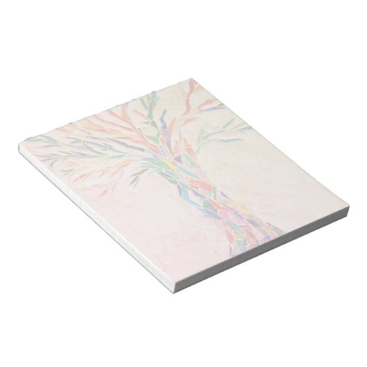 Regenbogenbaum notizblock (angewinkelt)