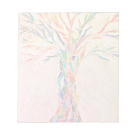 Regenbogenbaum notizblock
