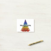 Regenbogenbaum Post-it Klebezettel (Auf Schreibtisch)