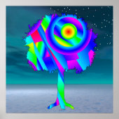 Regenbogenbaum Poster (Vorne)