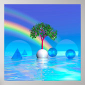 Regenbogenbaum Poster (Vorne)