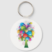 Regenbogenbaum Schlüsselanhänger (Vorderseite)