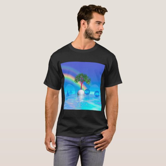 Regenbogenbaum T-Shirt (Vorne ganz)