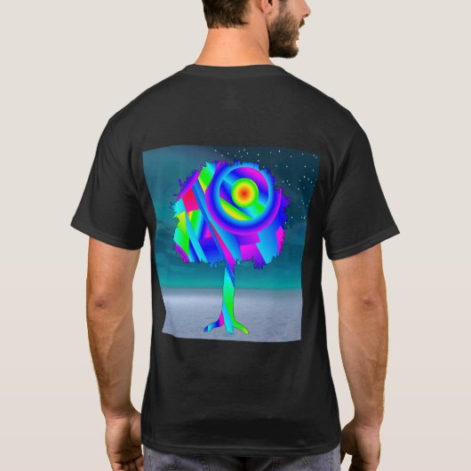 Regenbogenbaum T-Shirt (Rückseite)